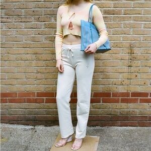 Paloma Wool Crop Top‎ Sauce Cardigan Sz S